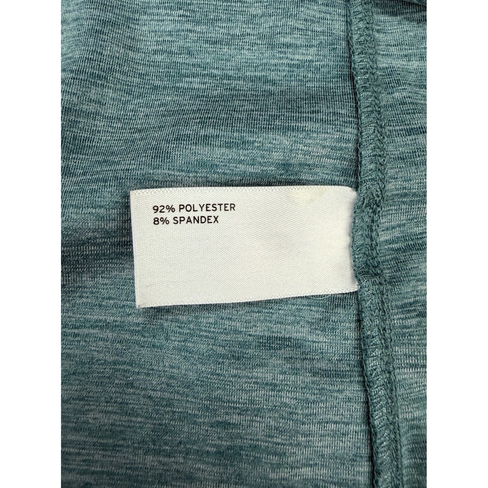 Duluth Trading Co Womens 2X Teal Heather V-Neck Short Sleeve Performance Tee - Picture 4 of 7